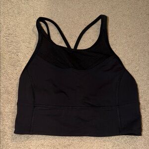 Lululemon High Neck Black Sports Bra